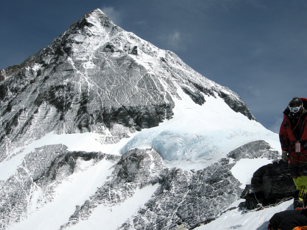 View of south summit from atop the geneva spur